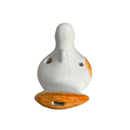 Ceramic Bird Water Whistle – Orange Wing by Music Frog Co