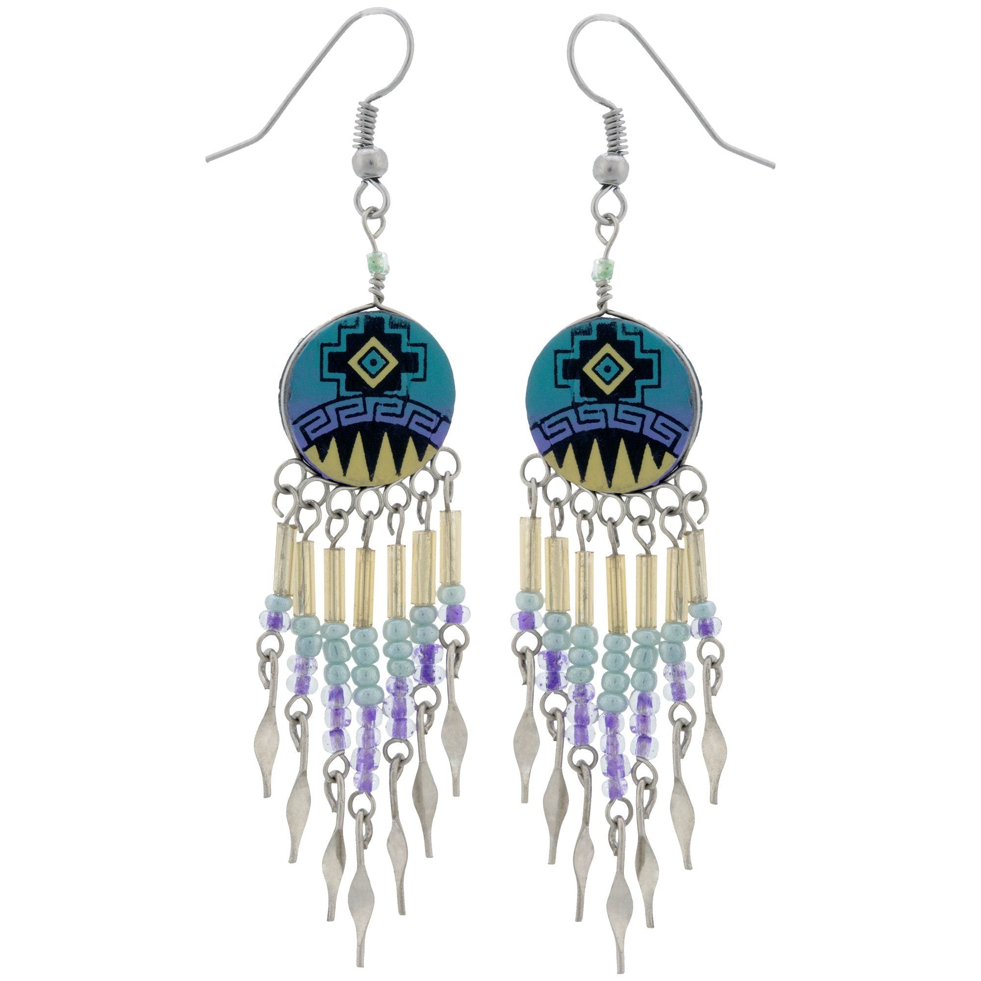 Ceramic Chandelier Earrings Earrings - Fashion La Vie Bien Ceramic Chandelier Earrings