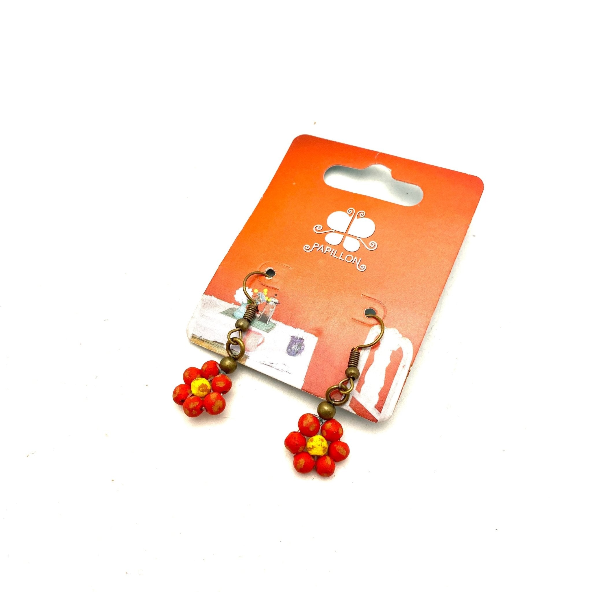 Ceramic Daisy Earring Earrings La Vie Bien Ceramic Daisy Earring