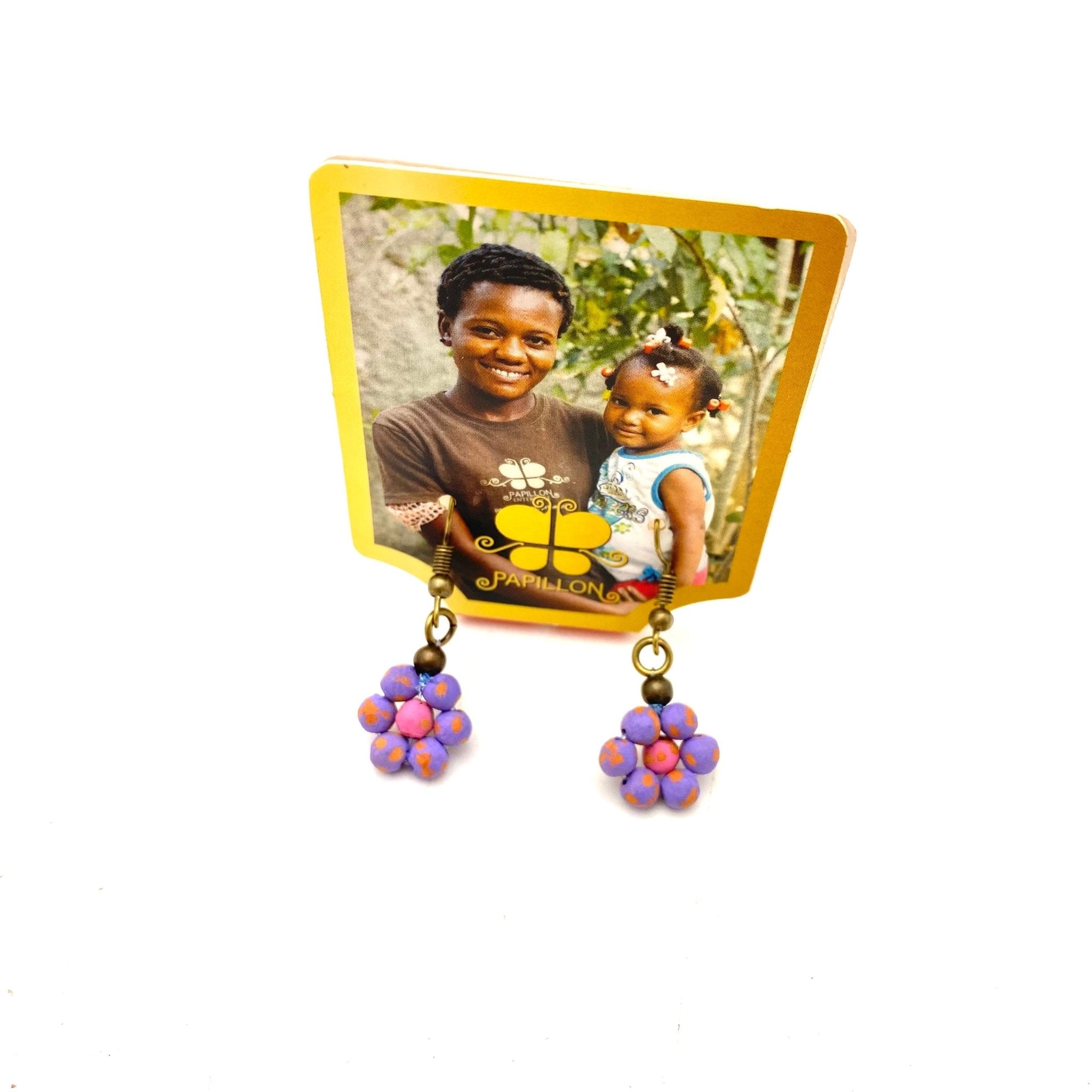 Ceramic Daisy Earring Earrings La Vie Bien Ceramic Daisy Earring