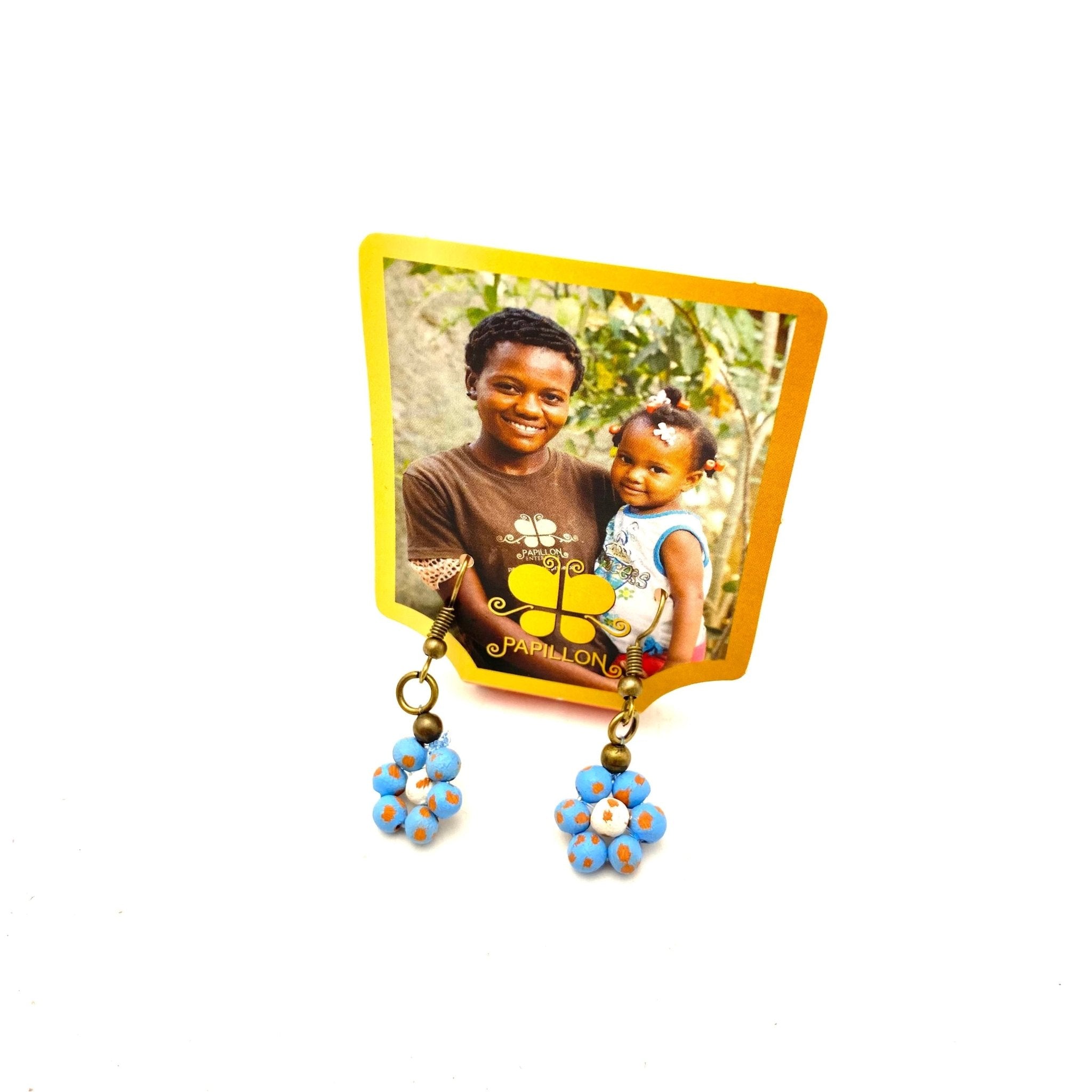 Ceramic Daisy Earring Earrings La Vie Bien Ceramic Daisy Earring