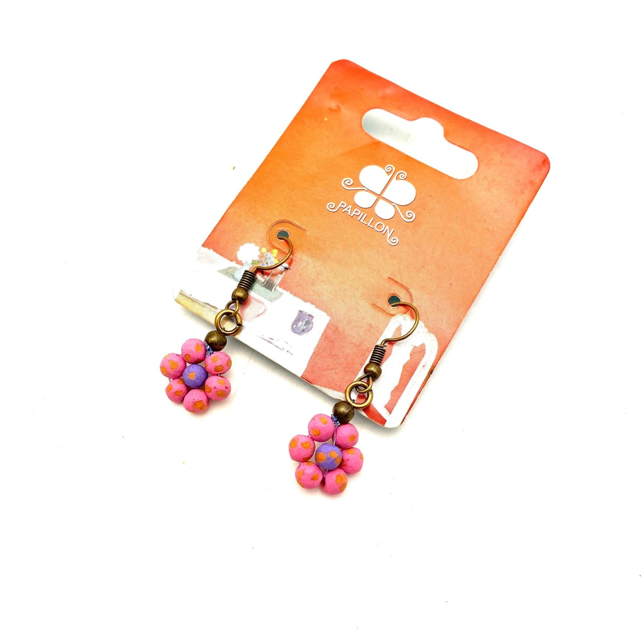 Ceramic Daisy Earring Earrings La Vie Bien Ceramic Daisy Earring