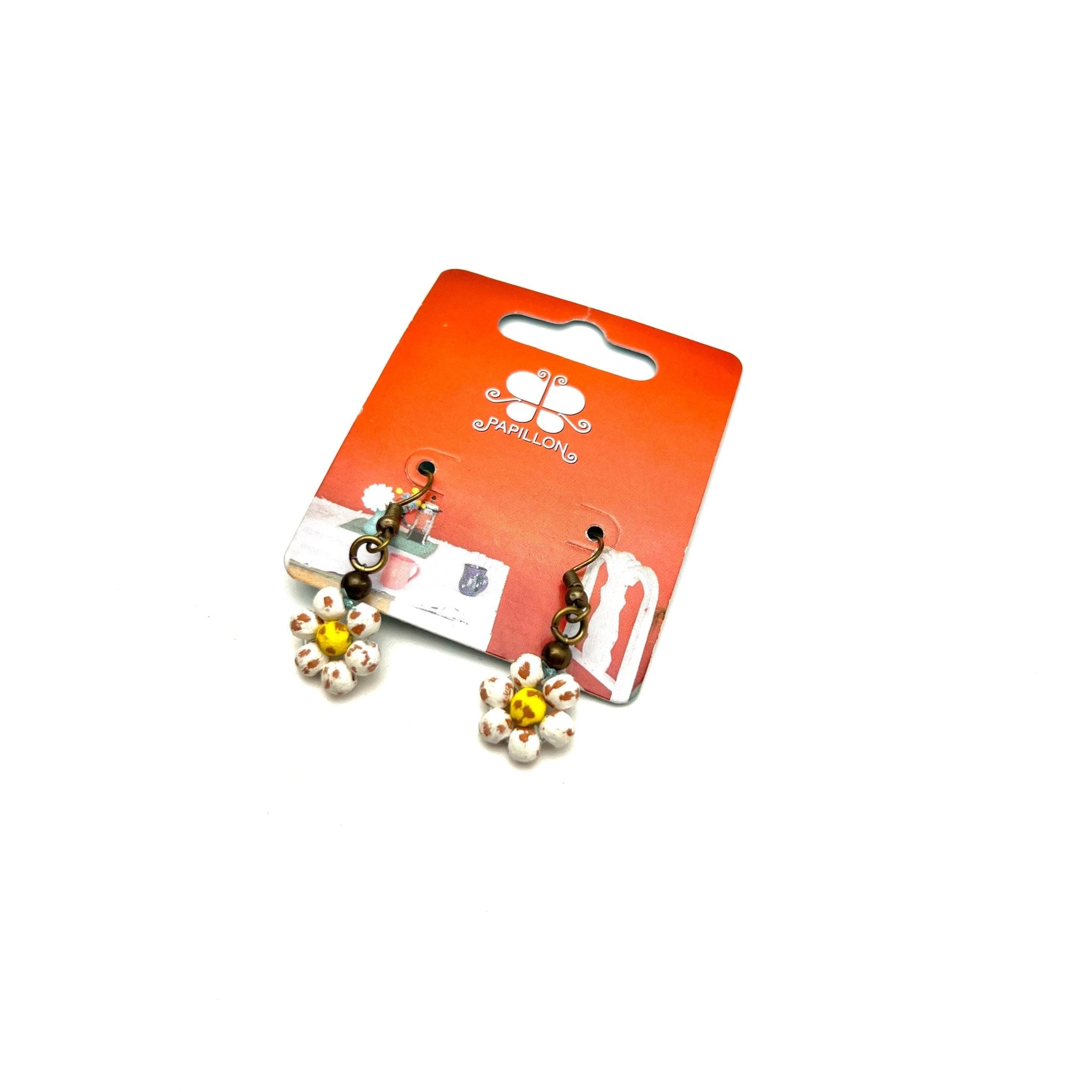 Ceramic Daisy Earring Earrings La Vie Bien Ceramic Daisy Earring
