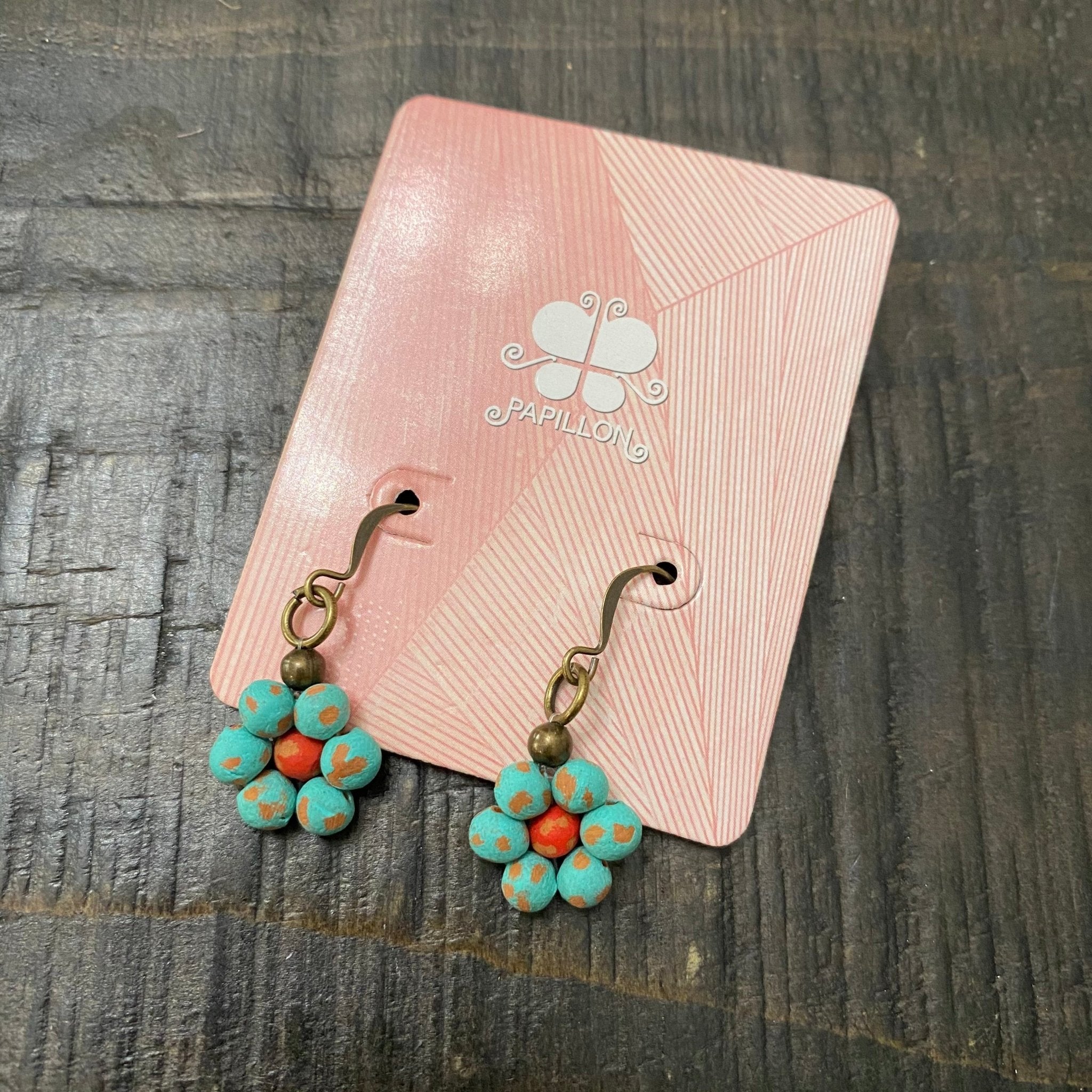 Ceramic Daisy Earring Earrings La Vie Bien Ceramic Daisy Earring