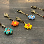 Ceramic Daisy Keychain by Papillon Marketplace Online