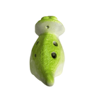 Ceramic Dinosaur Ocarina Green by Music Frog Co