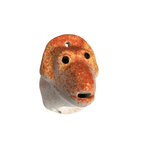 Ceramic Dinosaur Ocarina Orange by Music Frog Co