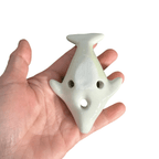 Ceramic Dolphin Ocarina Pink by Music Frog Co