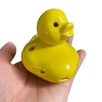 Ceramic Duck Ocarina Yellow by Music Frog Co
