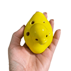 Ceramic Duck Ocarina Yellow by Music Frog Co
