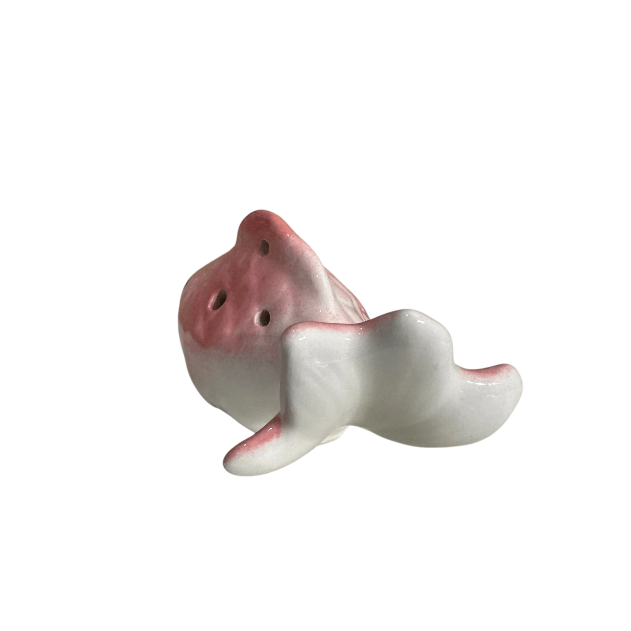 Ceramic Goldfish Ocarina Ocean Pink by Music Frog Co