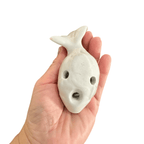 Ceramic Goldfish Ocarina Ocean Pink by Music Frog Co