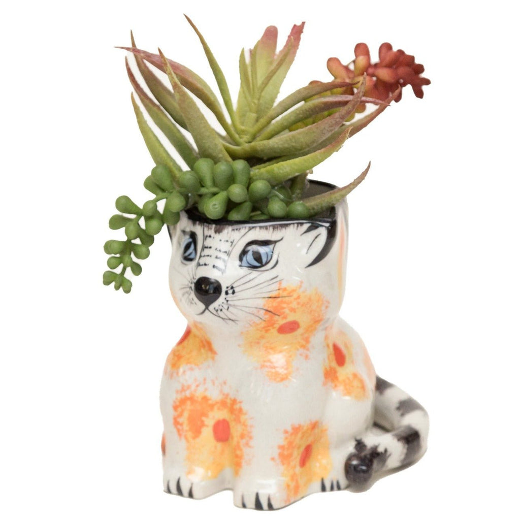 Ceramic Kitty Planter Home La Vie Bien Ceramic Kitty Planter