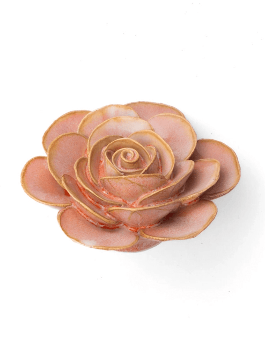 Ceramic Small Pink Ranunculus Flower by Ash & Rose