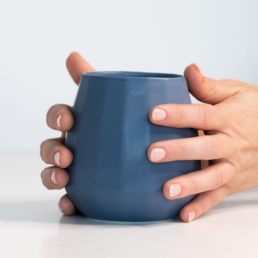 Ceramic Stemless Wine Glass