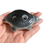 Ceramic Turtle Ocarina Ocean Black by Music Frog Co