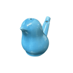 Ceramic Water Whistle Wind Instrument Blue Bird by Music Frog Co