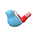 Ceramic Water Whistle Wind Instrument Blue Bird by Music Frog Co