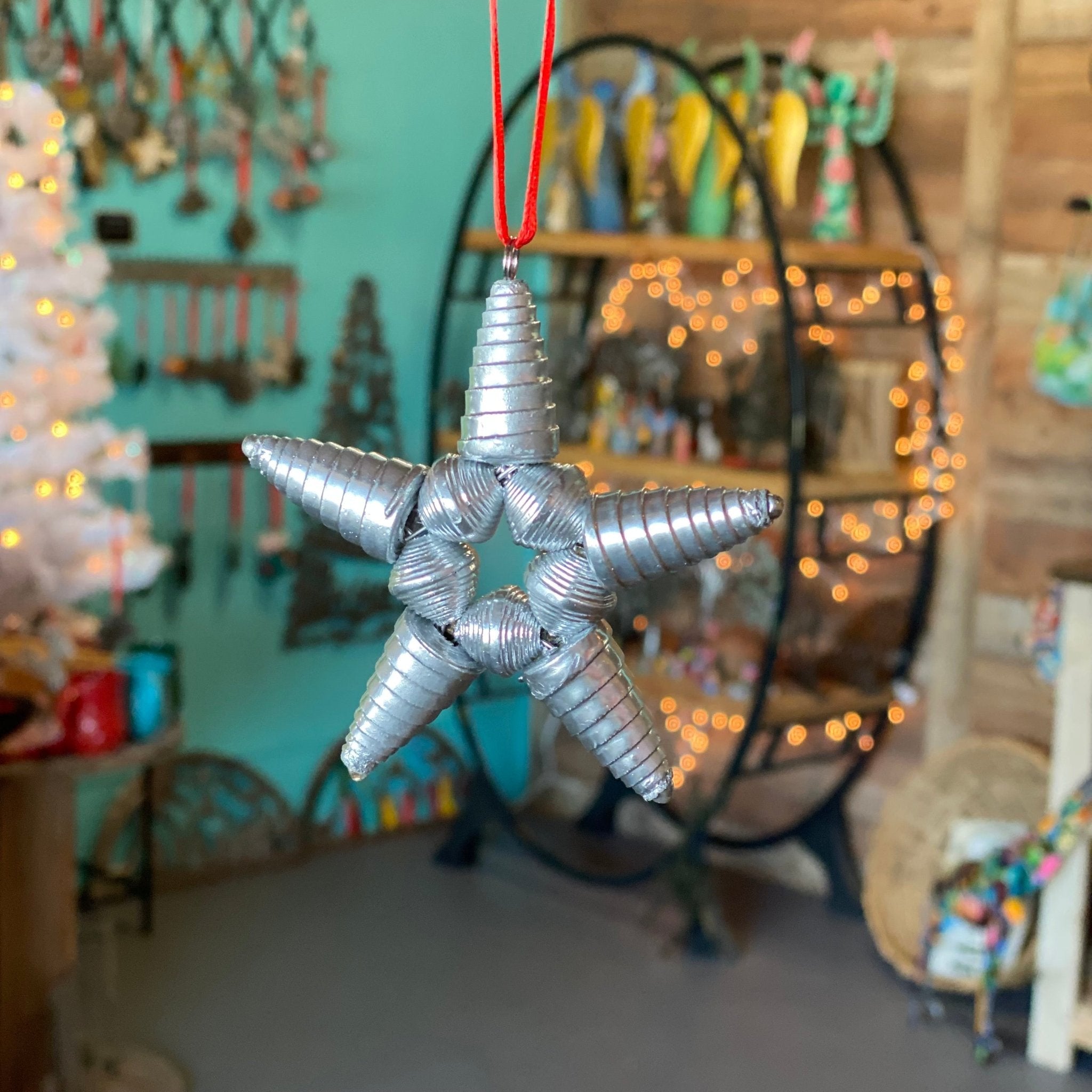 Cereal Box Star Ornament Ornament La Vie Bien Cereal Box Star Ornament