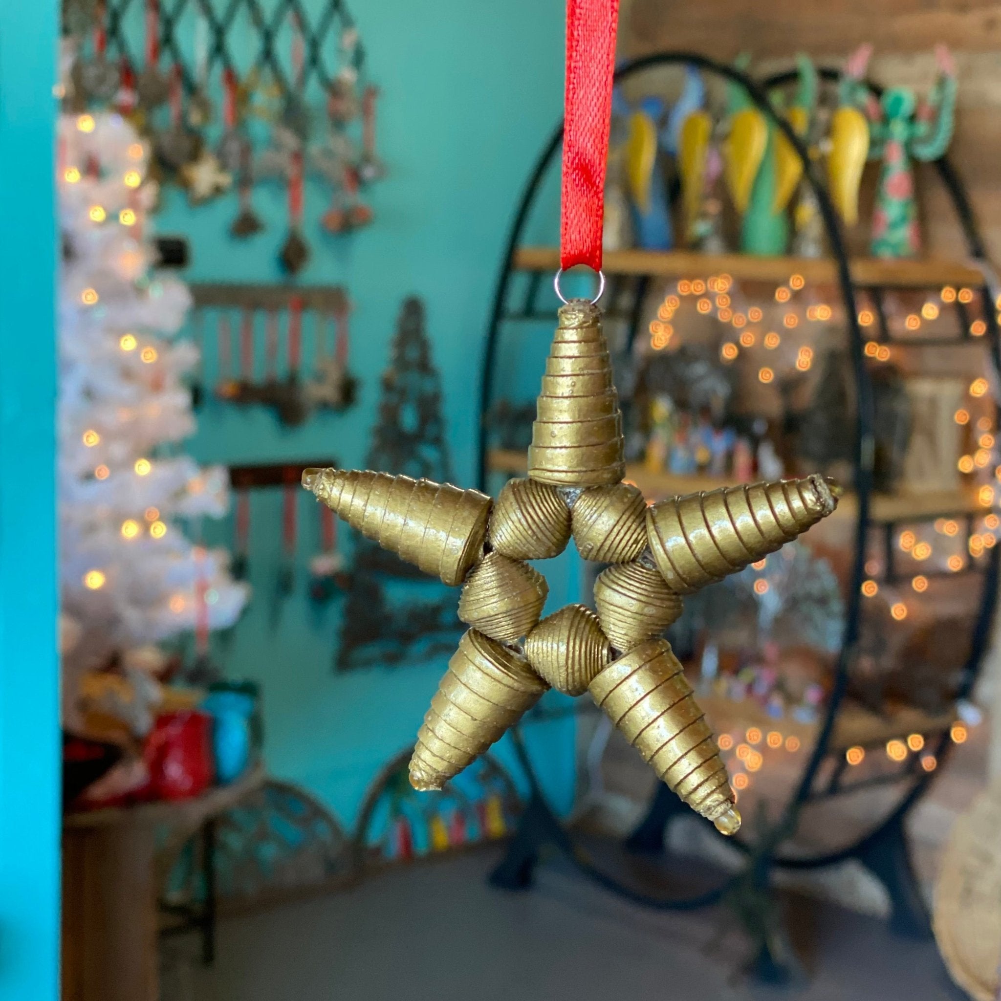 Cereal Box Star Ornament Ornament La Vie Bien Cereal Box Star Ornament