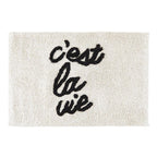 C'est la Vie Bath Mat | Soft Bathroom Rug | 20" x 30" Rugs La Vie Bien C'est la Vie Bath Mat | Soft Bathroom Rug | 20" x 30"