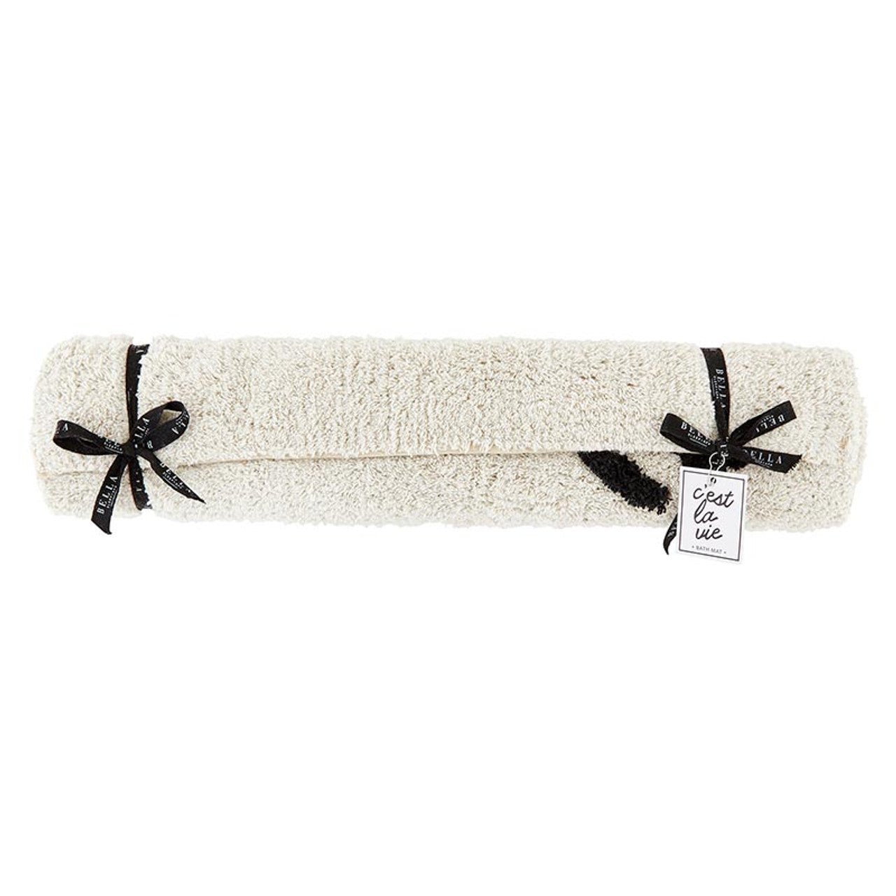 C'est la Vie Bath Mat | Soft Bathroom Rug | 20" x 30" Rugs La Vie Bien C'est la Vie Bath Mat | Soft Bathroom Rug | 20" x 30"