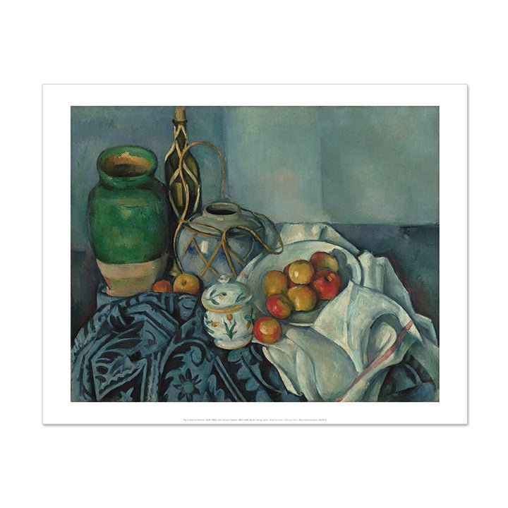 Cezanne Still Life with Apples Poster STATIONERY La Vie Bien Cezanne Still Life with Apples Poster