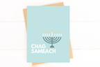 Chag Sameach Hebrew Happy Holidays Hanukkah Card by Five Dot Post