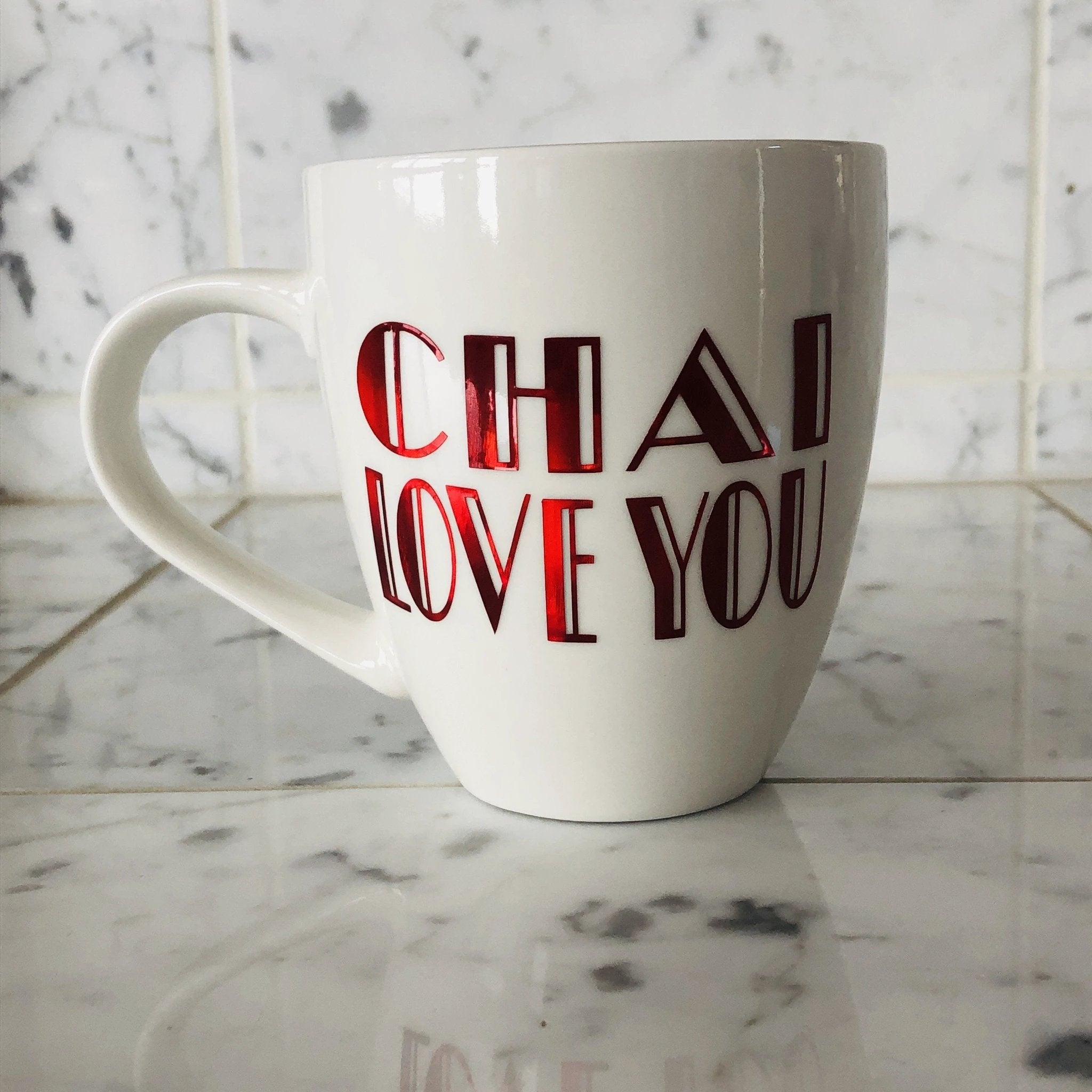 Chai Love You Mug by Modern Desi