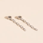 Chain Huggie Hoop Charms by Oh Clementine