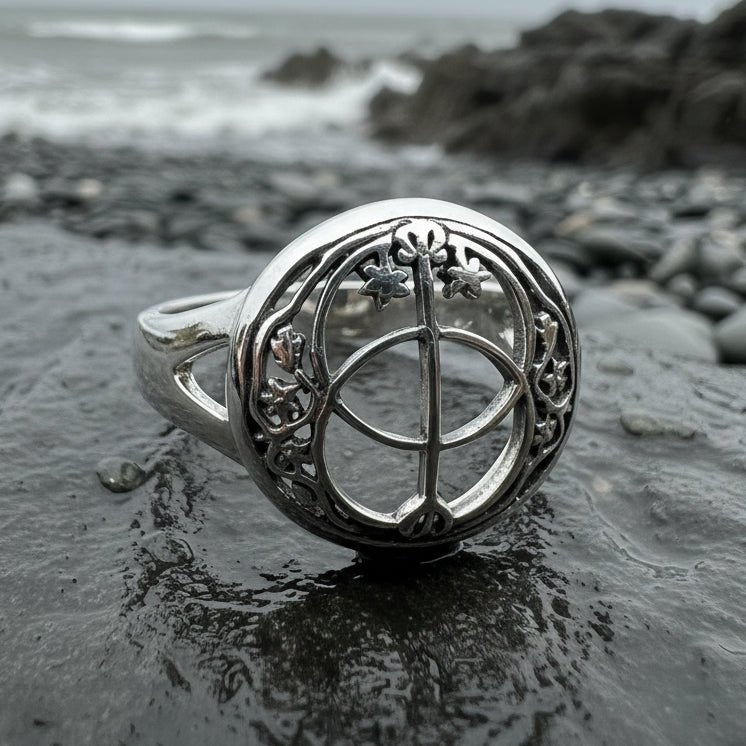 Chalice Well Ring in Sterling Silver Ring La Vie Bien Chalice Well Ring in Sterling Silver