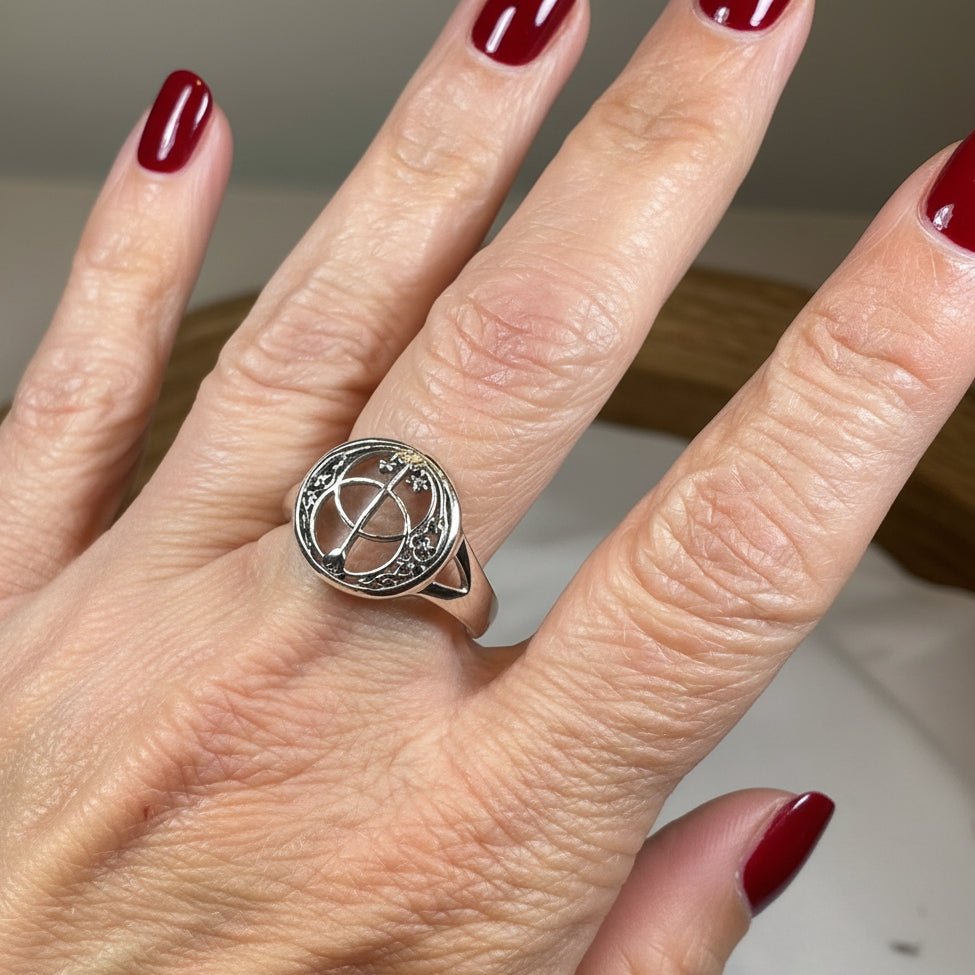 Chalice Well Ring in Sterling Silver Ring La Vie Bien Chalice Well Ring in Sterling Silver