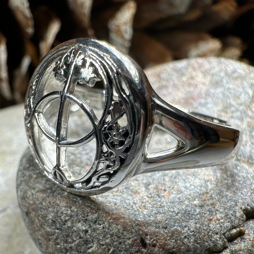 Chalice Well Ring in Sterling Silver Ring La Vie Bien Chalice Well Ring in Sterling Silver