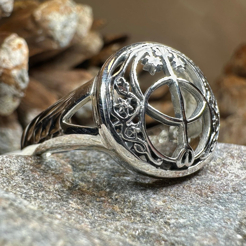 Chalice Well Ring in Sterling Silver Ring La Vie Bien Chalice Well Ring in Sterling Silver