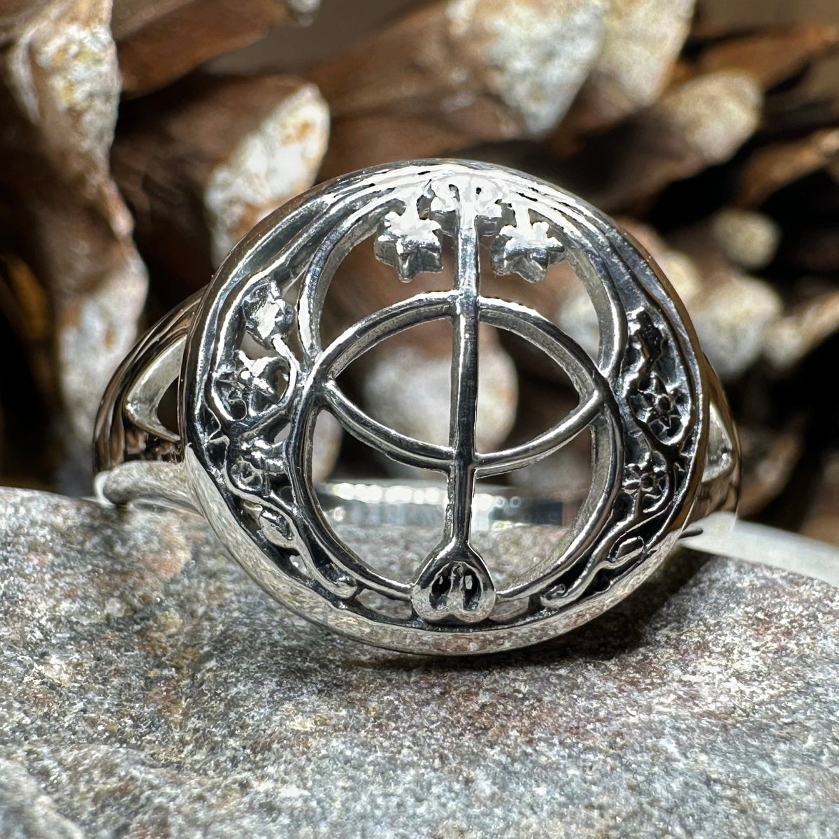 Chalice Well Ring in Sterling Silver Ring La Vie Bien Chalice Well Ring in Sterling Silver