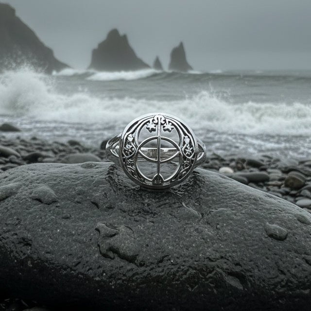 Chalice Well Ring in Sterling Silver Ring La Vie Bien Chalice Well Ring in Sterling Silver