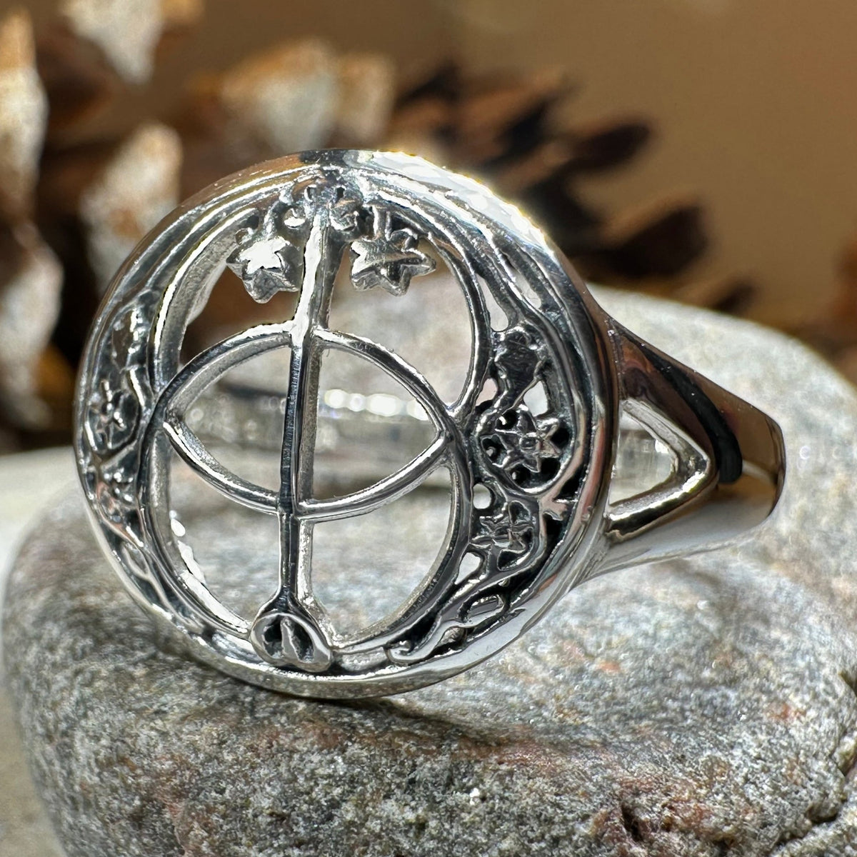 Chalice Well Ring in Sterling Silver Ring La Vie Bien Chalice Well Ring in Sterling Silver