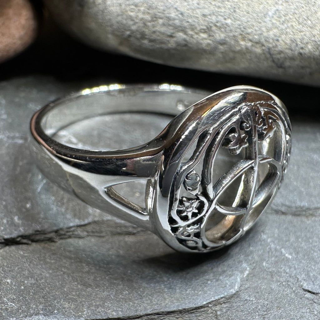 Chalice Well Ring in Sterling Silver Ring La Vie Bien Chalice Well Ring in Sterling Silver