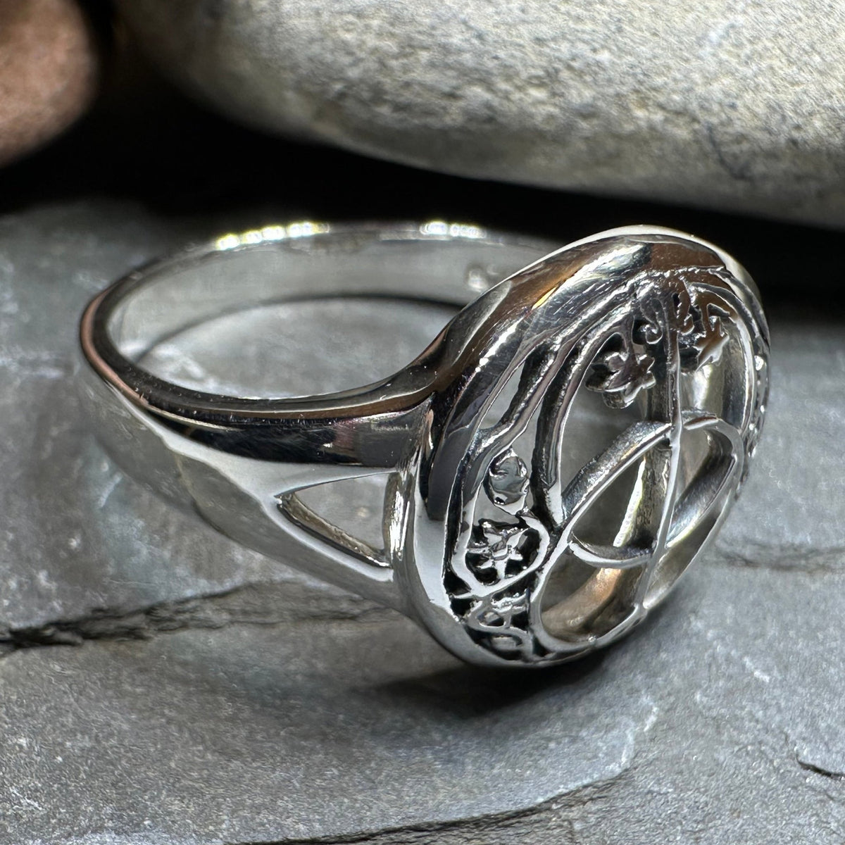 Chalice Well Ring in Sterling Silver Ring La Vie Bien Chalice Well Ring in Sterling Silver