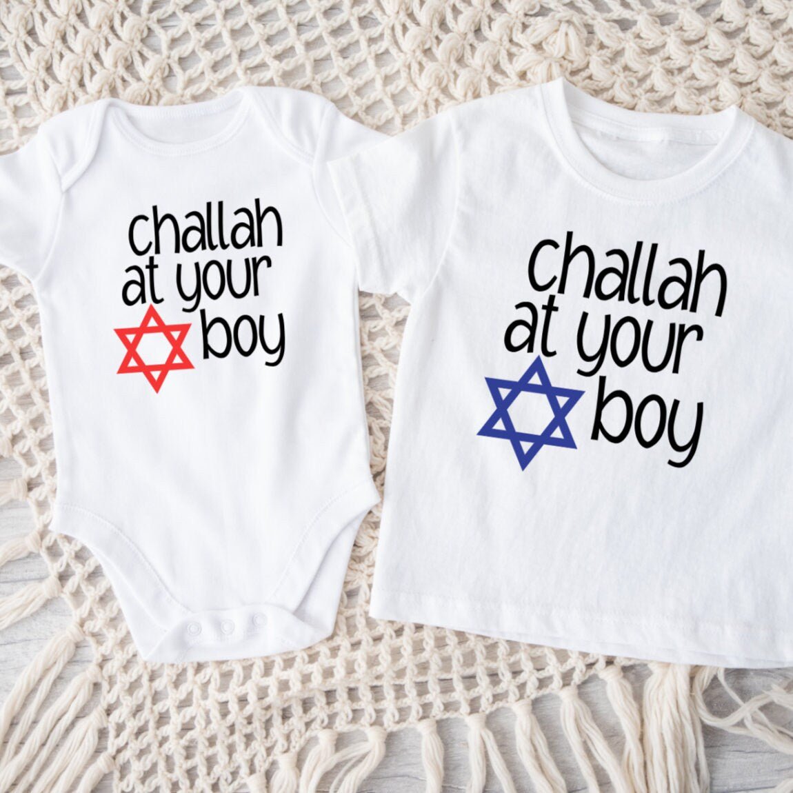 Challah at Your Boy Baby Bodysuit