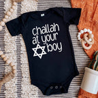 Challah at Your Boy Baby Bodysuit by Salt Sparkle Shalom