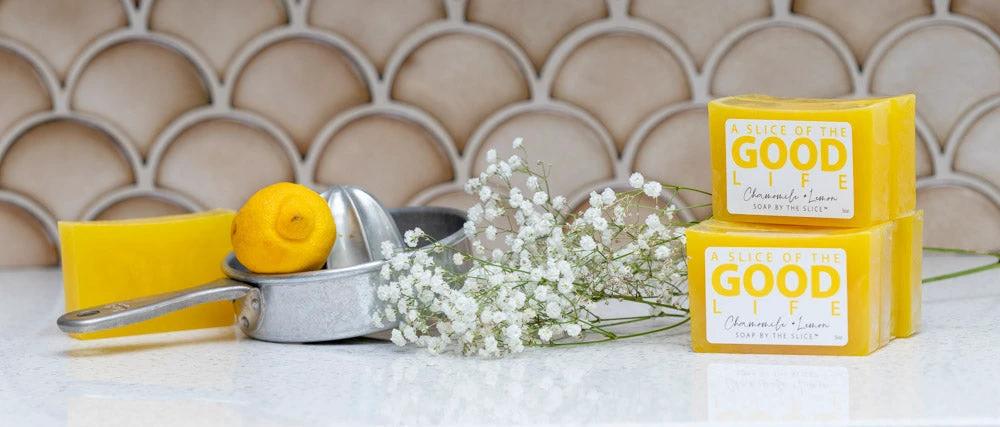 CHAMOMILE + LEMON SOAP SLICE 5 oz. by Essential Journeys