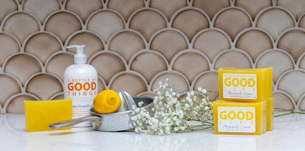 CHAMOMILE + LEMON SOAP SLICE 5 oz. by Essential Journeys