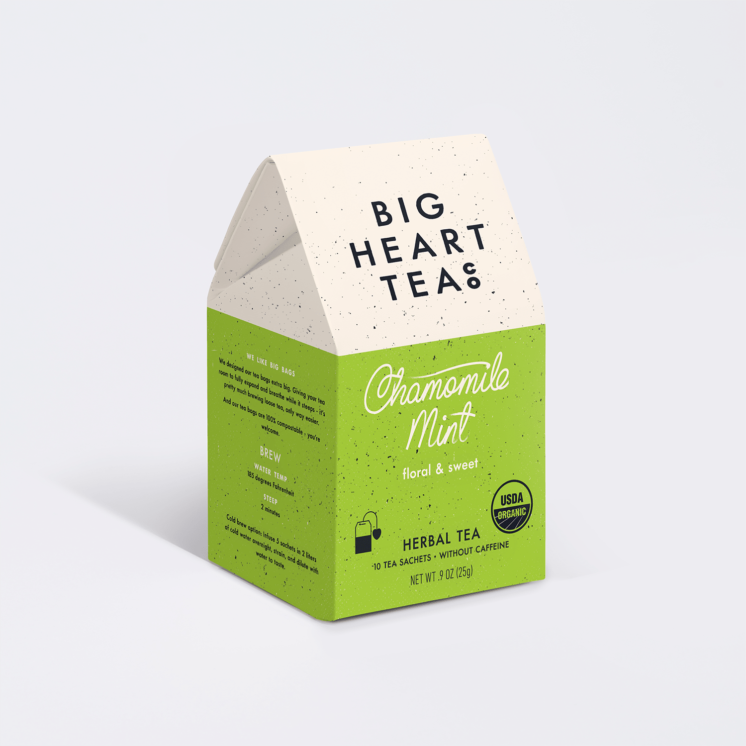Chamomile Mint Tea Bags - certified organic