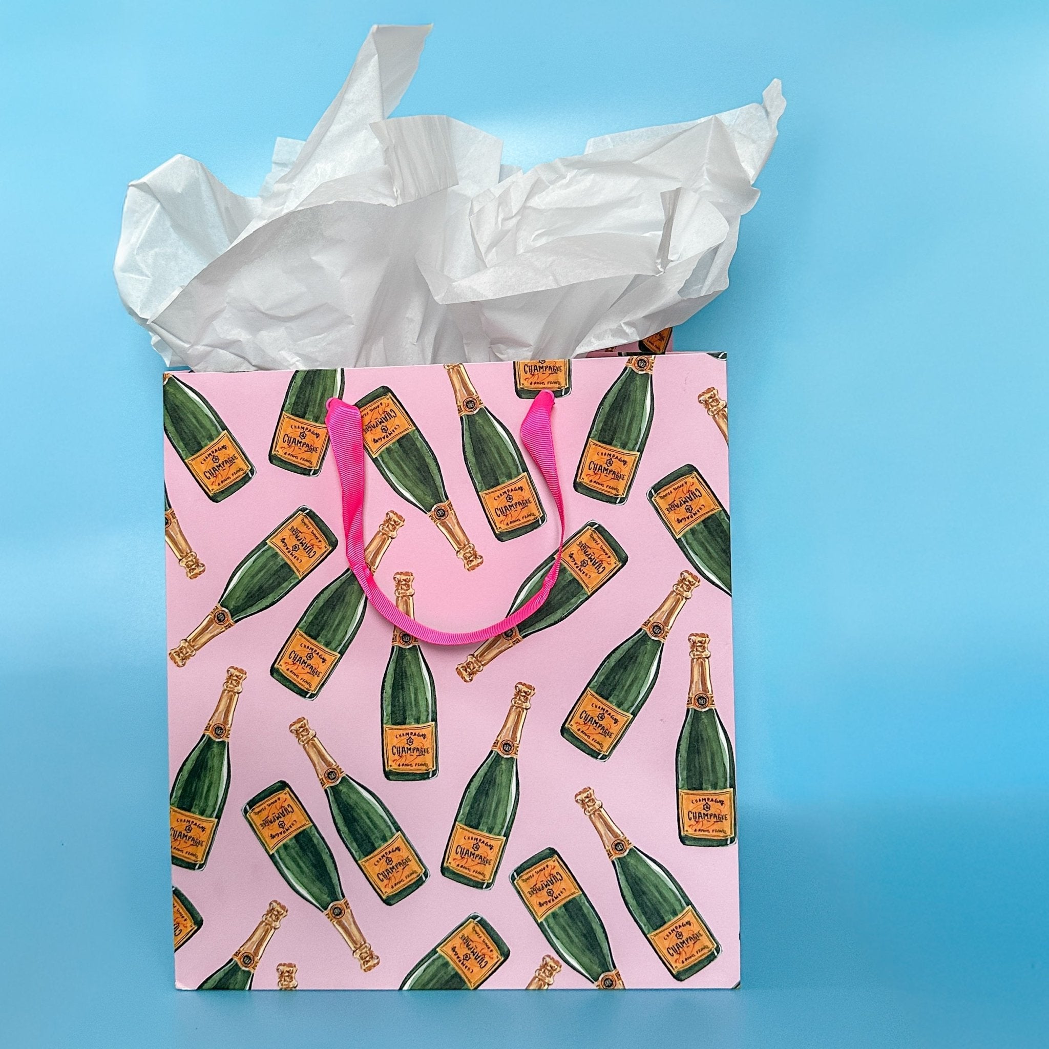 Champagne Gift Bag Gift Bag La Vie Bien Champagne Gift Bag