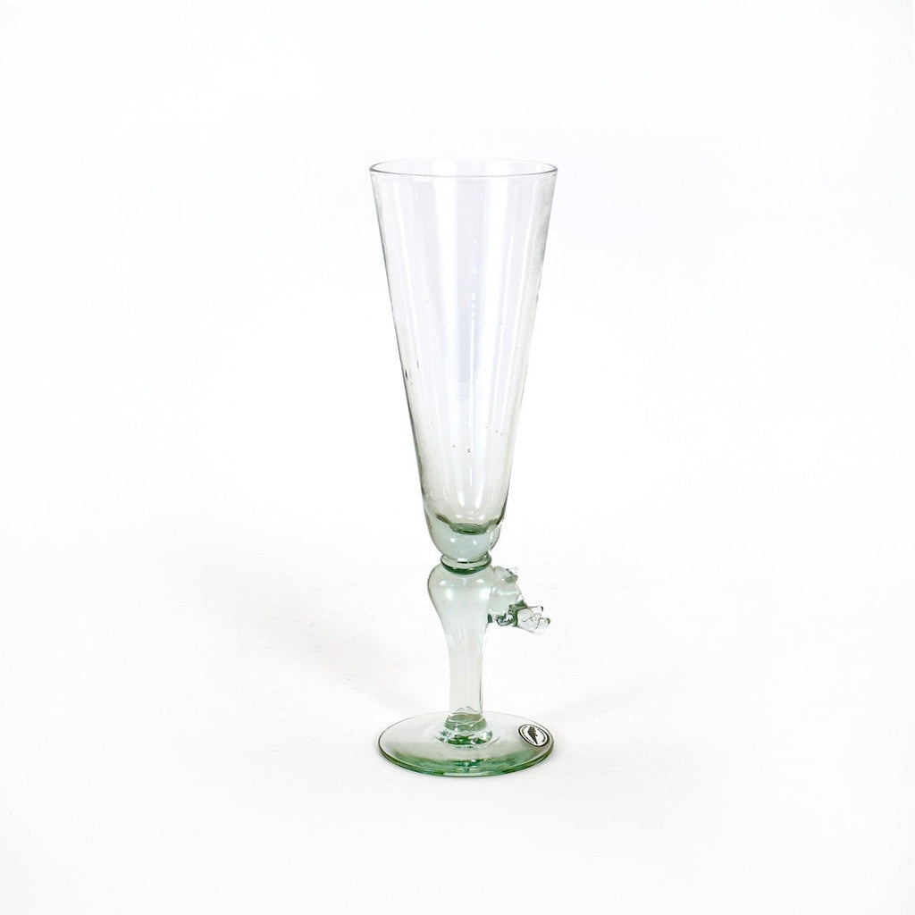 Champagne Glass with Animal Stem La Vie Bien Champagne Glass with Animal Stem