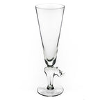 Champagne Glass with Animal Stem La Vie Bien Champagne Glass with Animal Stem