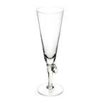 Champagne Glass with Animal Stem La Vie Bien Champagne Glass with Animal Stem