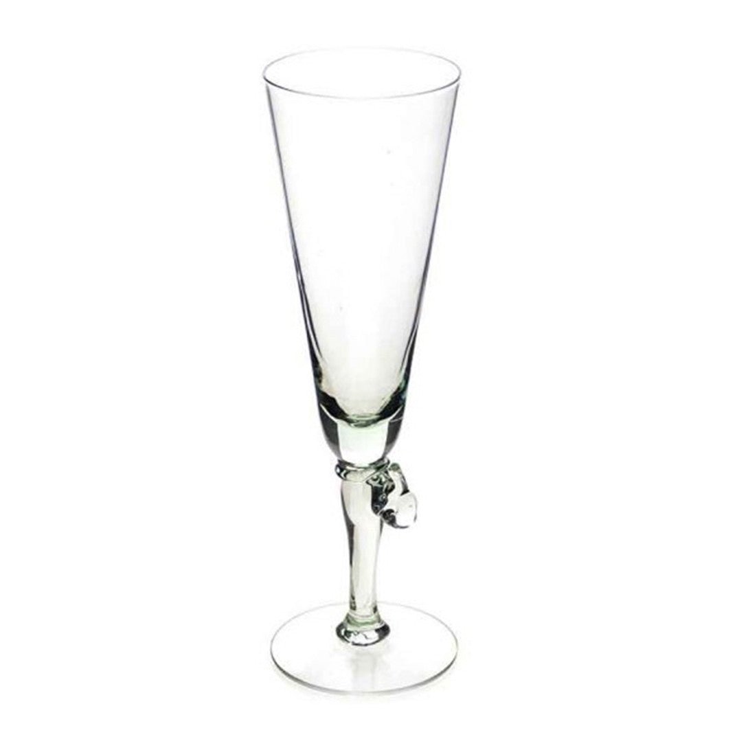 Champagne Glass with Animal Stem La Vie Bien Champagne Glass with Animal Stem
