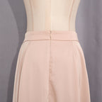 Champagne Satin Cape & Skirt Set(MS314)
